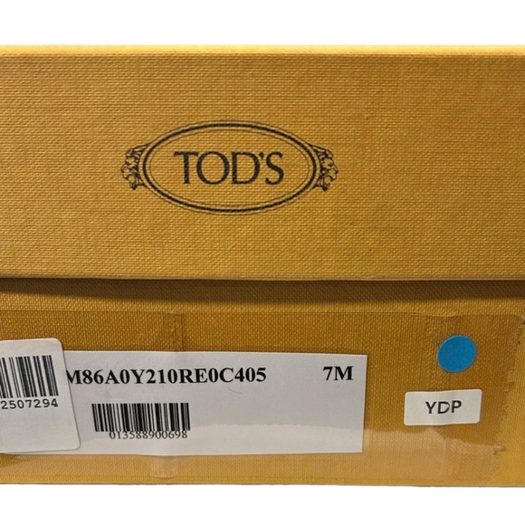 TOD'S Men’s Suede Loafers, NWT W/Box & Dust Bag - Picture 10 of 10